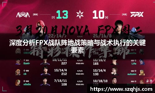 深度分析FPX战队阵地战策略与战术执行的关键要素